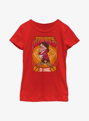 Disney Snow White & The Seven Dwarfs Grumpy Retro Youth Girls T-Shirt