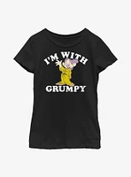 Disney Snow White & The Seven Dwarfs With Grumpy Youth Girls T-Shirt