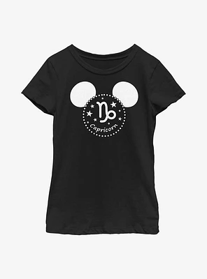 Disney Mickey Mouse Capricorn Ears Youth Girls T-Shirt