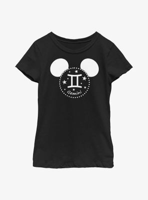 Disney Mickey Mouse Gemini Ears Youth Girls T-Shirt