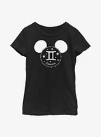 Disney Mickey Mouse Gemini Ears Youth Girls T-Shirt