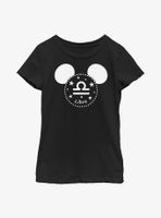 Disney Mickey Mouse Libra Ears Youth Girls T-Shirt