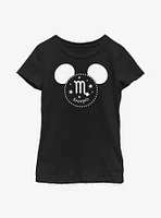 Disney Mickey Mouse Scorpio Ears Youth Girls T-Shirt