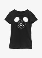 Disney Mickey Mouse Taurus Ears Youth Girls T-Shirt