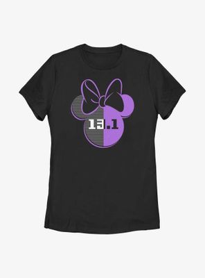 Disney Minnie Mouse Half Marathon Ears Womens T-Shirt