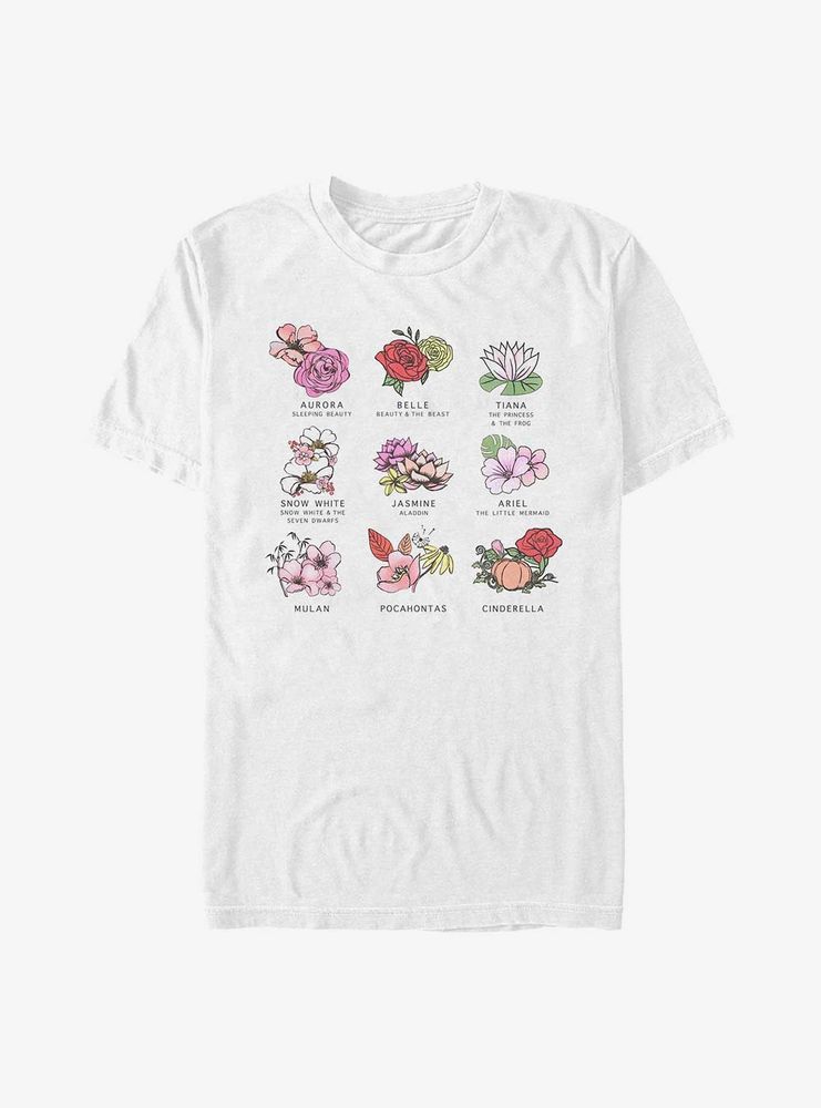Disney Princesses Florals T-Shirt