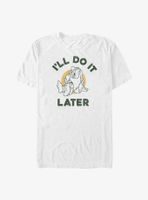 Disney Snow White & The Seven Dwarfs Do It Later Sleepy T-Shirt