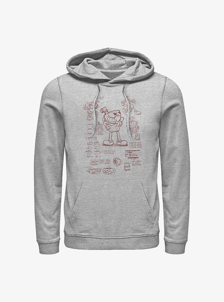 Cuphead: The Delicious Last Course Cuphead Sketch Hoodie