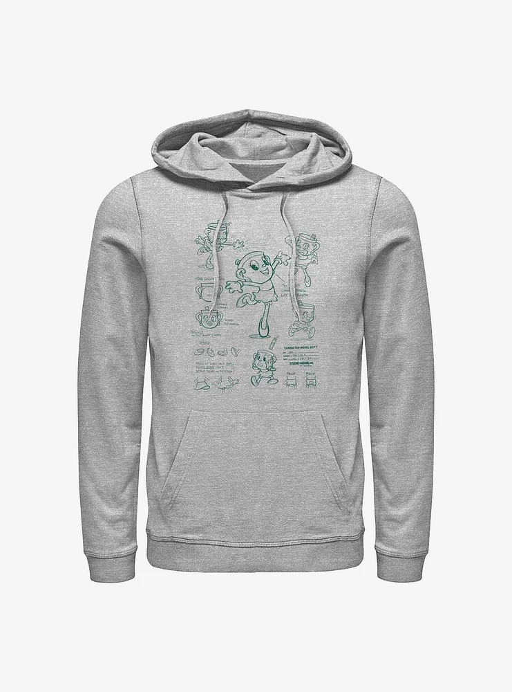 Cuphead: The Delicious Last Course Ms. Chalice Sketch Hoodie