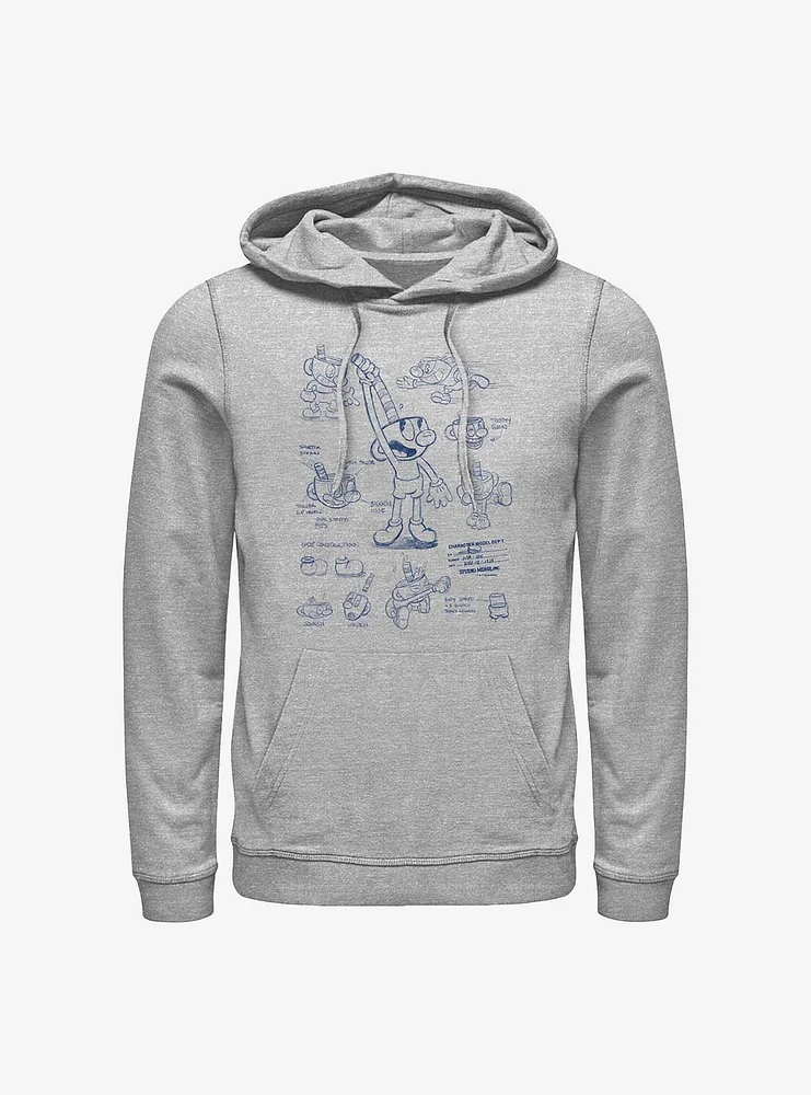 Cuphead: The Delicious Last Course Mugman Sketch Hoodie