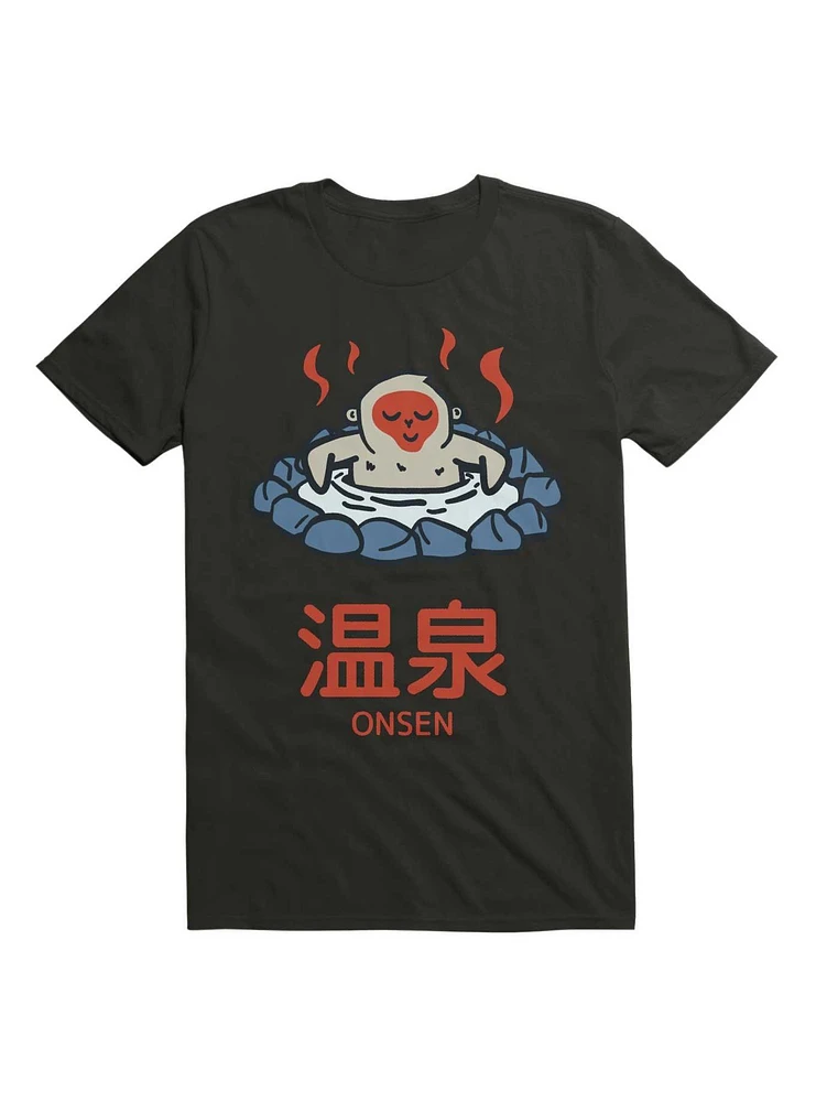 Kawaii Snow Monkey Relaxing Onsen T-Shirt