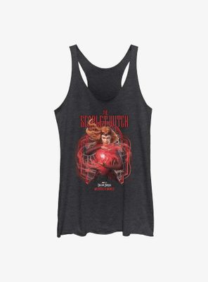 Marvel Doctor Strange The Multiverse Of Madness Darkhold Scarlet Witch Womens Tank Top