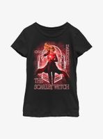 Marvel Doctor Strange The Multiverse Of Madness Scarlet Witch Chaos Youth Girls T-Shirt