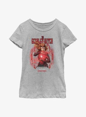 Marvel Doctor Strange The Multiverse Of Madness Darkhold Scarlet Witch Youth Girls T-Shirt
