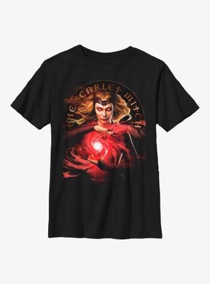 Marvel Doctor Strange The Multiverse Of Madness Scarlet Witch Dark Side Youth T-Shirt