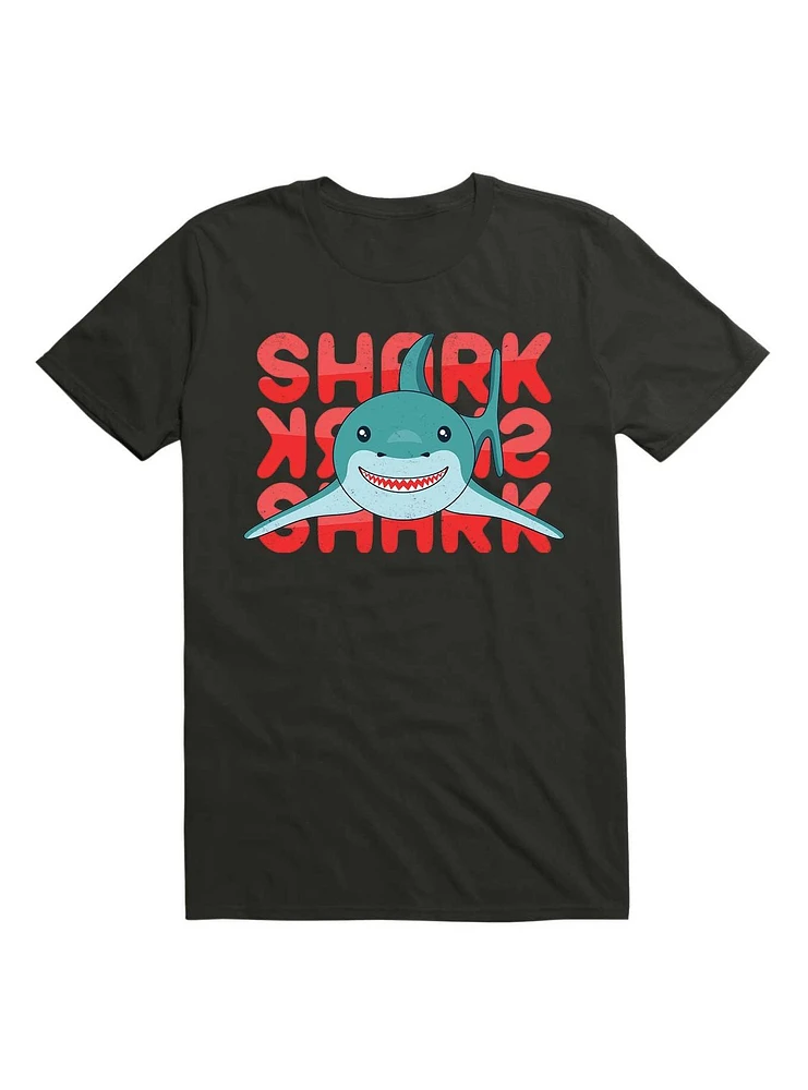 Kawaii Cute Smiling Shark T-Shirt