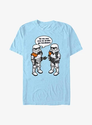 Star Wars Looking For Droids Spanish T-Shirt