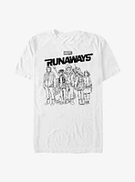 Marvel The Runaways Sketched T-Shirt