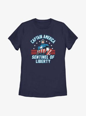 Marvel Captain America Sentinel Of Liberty Womens T-Shirt