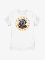 Marvel Guardians Of The Galaxy Rocket Raccoon Stamp Womens T-Shirt