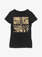 Marvel Guardians Of The Galaxy Rocket Raccoon Action Panels Youth Girls T-Shirt