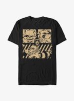 Marvel Guardians Of The Galaxy Rocket Raccoon Action Panels T-Shirt