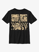 Marvel Guardians Of The Galaxy Rocket Raccoon Action Panels Youth T-Shirt