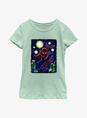 Marvel Spider-Man Starry New York Youth Girls T-Shirt