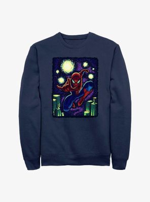 Marvel Spider-Man Starry New York Sweatshirt