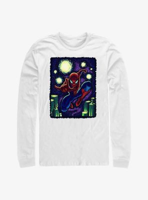 Marvel Spider-Man Starry New York Long-Sleeve T-Shirt