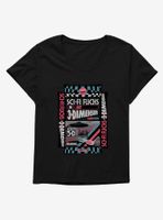 Retro 3-D Womens T-Shirt Plus