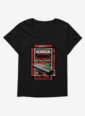 Retro Horror Womens T-Shirt Plus