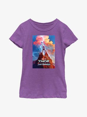 Marvel Thor: Love And Thunder Poster Youth Girls T-Shirt