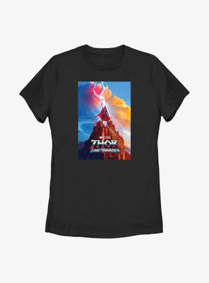 Marvel Thor: Love And Thunder Lady Thor Poster Womens T-Shirt