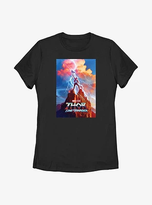 Marvel Thor: Love And Thunder Poster Womens T-Shirt