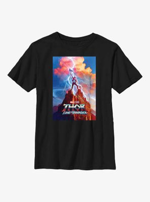 Marvel Thor: Love And Thunder Poster Youth T-Shirt