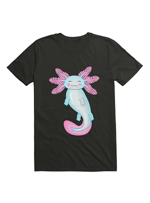 Kawaii Cyan Axolotl T-Shirt