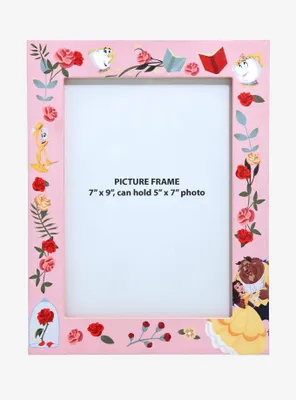 Disney Beauty and the Beast Floral Photo Frame