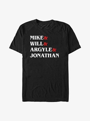 Stranger Things Mike & Will Argyle Jonathan T-Shirt