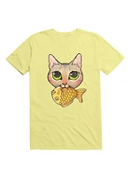 Kawaii Cat Nom-Nom T-Shirt