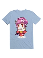 Kawaii Pink Haired Girl Kimono T-Shirt