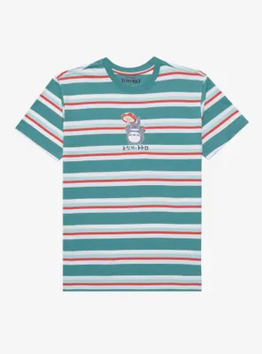 Studio Ghibli My Neighbor Totoro Running Embroidered Striped T-Shirt - BoxLunch Exclusive