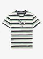 Studio Ghibli Spirited Away Haku Dragon Embroidered Striped T-Shirt - BoxLunch Exclusive