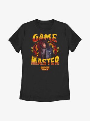 Stranger Things Eddie The Game Master Womens T-Shirt