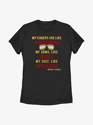 Stranger Things Murray Bauman Karate Quote Womens T-Shirt