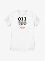 Stranger Things Eleven Upside Down One Subjects Womens T-Shirt