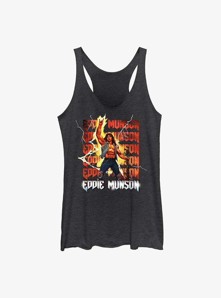 Stranger Things Eddie Munson Stack Womens Tank Top