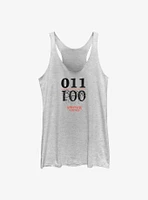 Stranger Things Eleven Upside Down One Subjects Womens Tank Top