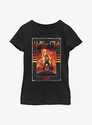 Stranger Things Eddie Munson Hellfire Club Youth Girls T-Shirt