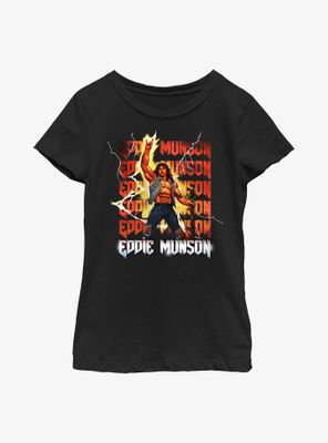 Stranger Things Eddie Munson Stack Youth Girls T-Shirt